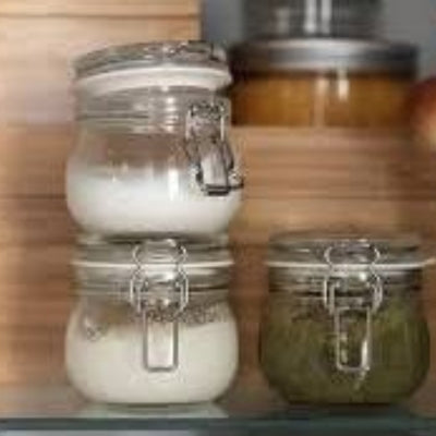 IKEA Glass Jar with Lid, 0.5L, Food Storage, Clear