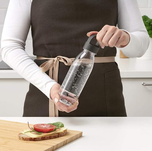 IKEA 365+ Water bottle, dark grey, 0.5 l